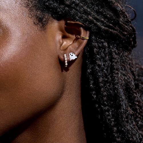 Glow In The Dark Ghost Earring Studs2