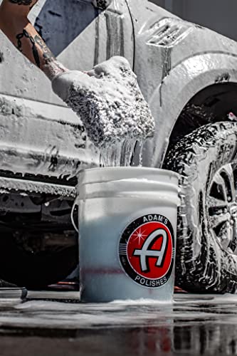 Adam's Microfiber 10” Car Wash Pad - Car Sponge Wrapped In Soft, Plush Fiber Cloth Material, Safe Washing With Any Car Soap, Bucket, Foam Gun, Foam Cannon, Other Cleaning Supplies #TOP2