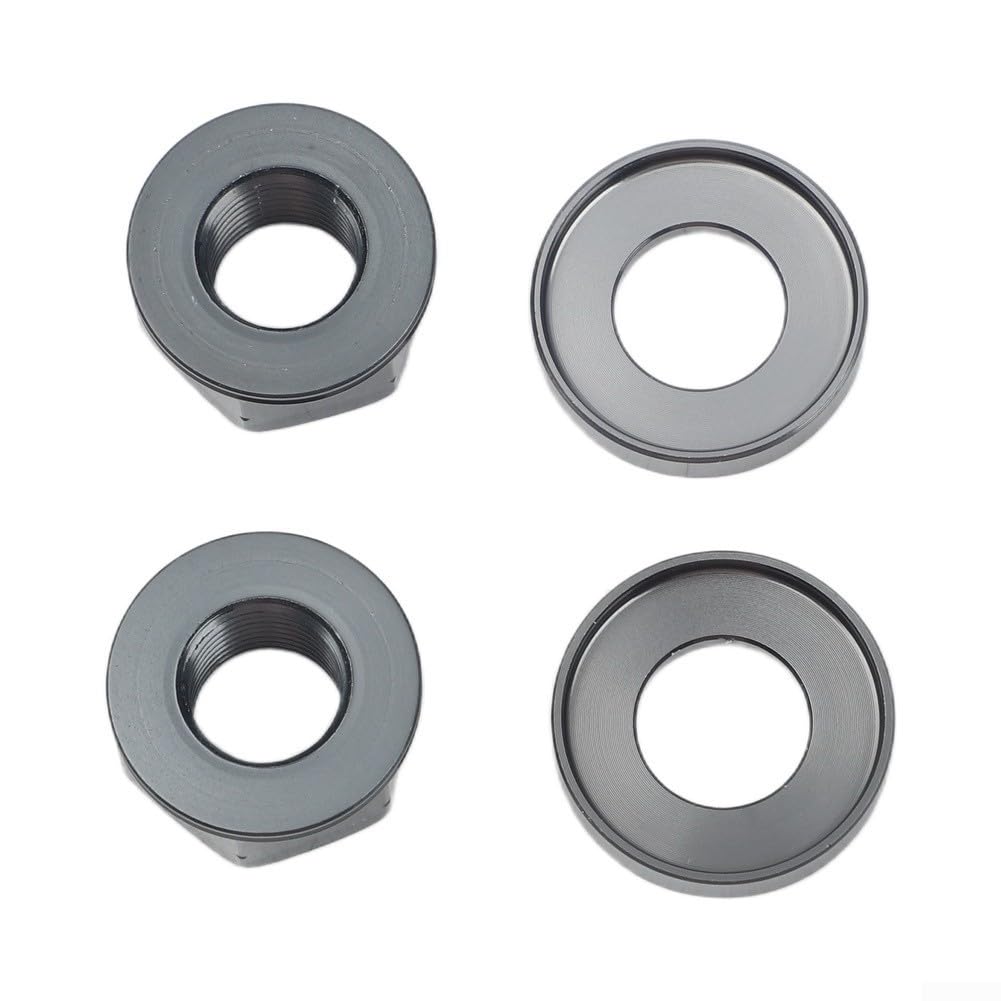 M9x1 Hub Nuts, 2Pcs Bike Axle Nuts For Folding Fixed Gear