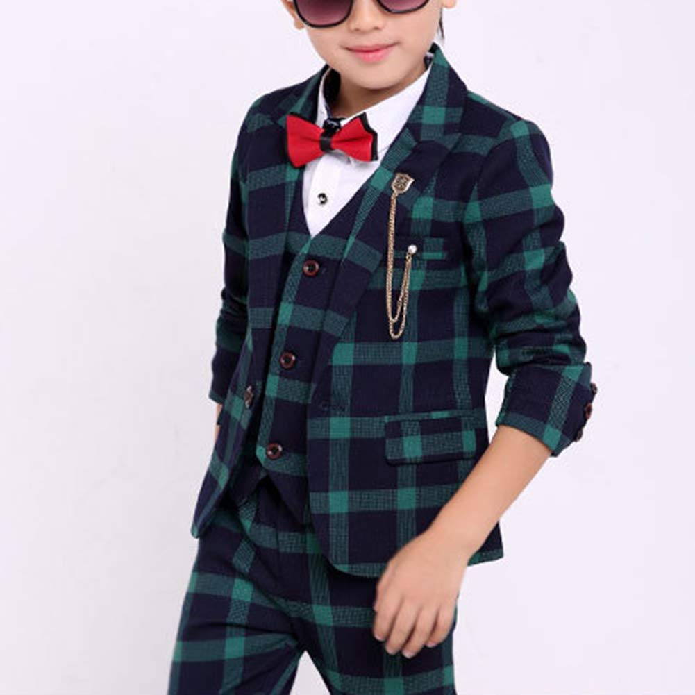 Niño Traje De Ceremonia Conjunto De 4 Piezas Chleco Chaqueta para Bautizo Comunión