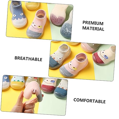 BESPORTBLE Socks Little Slippers for Non Socks Shoe Socks Indoor Warm Sock Shoes Grip Socks Sky- Cotton2