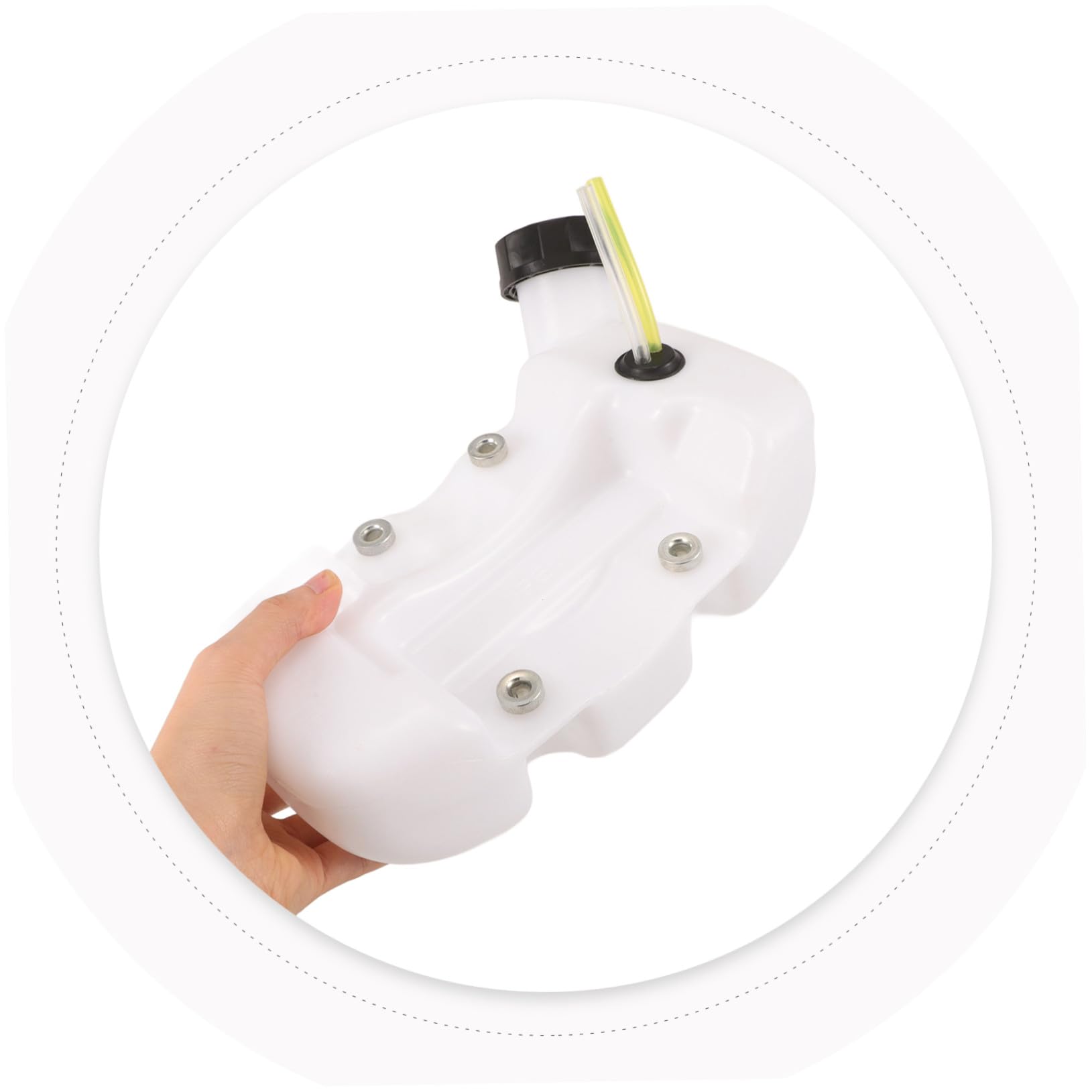 SUPVOX Serbatoio di Plastica per Decespugliatore Bianco, Contenitore Olio Versatile e Resistente per Attrezzi da Giardino, Adatto per Applicazioni Agricole