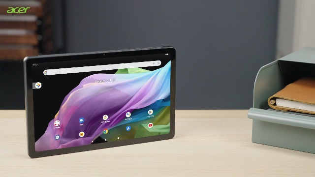 Acer Iconia Tab P11 Tablet Touch 11'' 2K WUXGA IPS con portafoglio Case ( MediaTek MT8781, RAM 8 GB, SSD 128 GB, Bluetooth, USB-C, Wi-FI, MicroSD, Android 14), Tablet Nero Finitura Metallo
