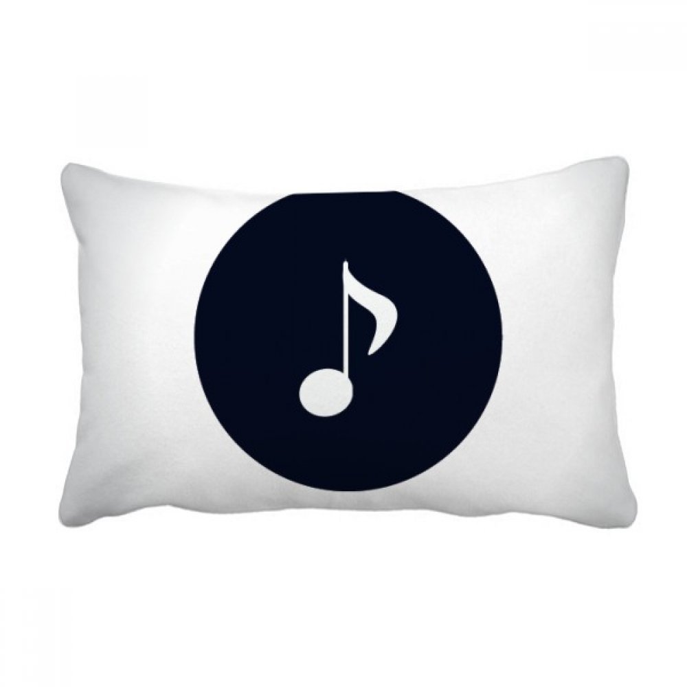 Coussin motif musique pour soulager le dos sur le canapé de la maison