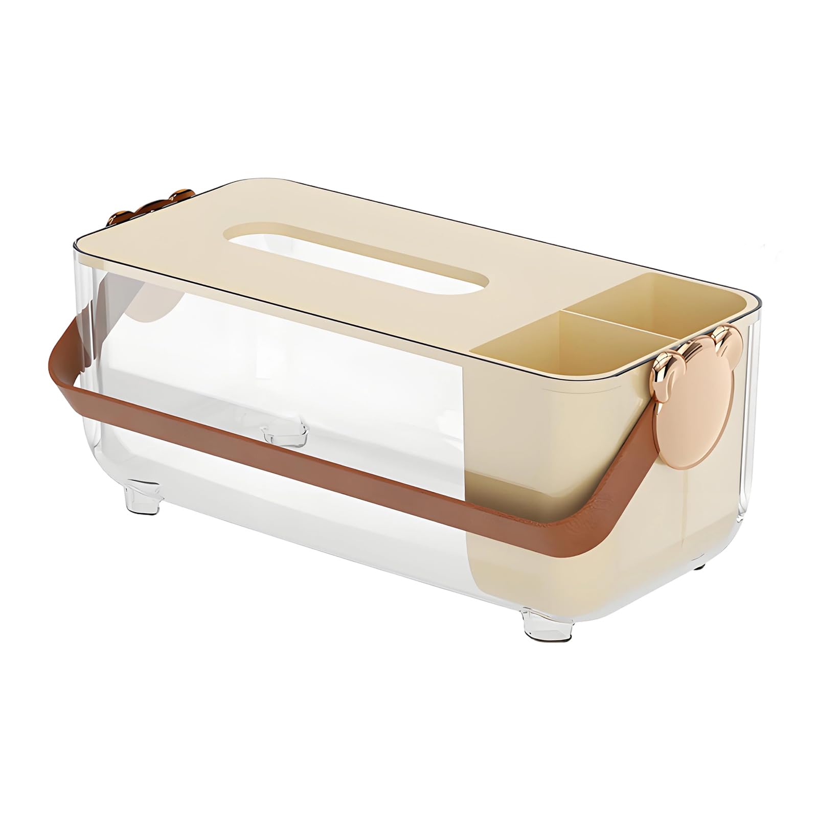 Tissue Box with Lid Storage Container Dustproof Paper Towel Dispenser for Kitchen Desktop Organization Stylish Covered Tissue Box with Lid Paper Towel Dispenser for Kitchen Desktop