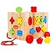 Dirgee Holz Block Kategorie Spielzeug Meine ersten Holzblöcke Lernen Paarung Geschenke Kleinkind Spielzeug for Kinder Kinder Pädagogische Spielzeug (Farbe: Mehrfarbig, Größe: Freie Größe)