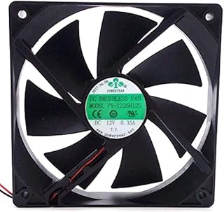 huayu for PY-1225H12S DC12V 0.35A 12CM 12025 Cooling Fan 2-Wire