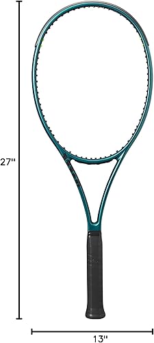 Vista 8 de Wilson Blade 98 (16x19) V9 - Raquetas de tenis de alto rendimiento, encordadas con Sensation 16 Natural a media tensión de rango