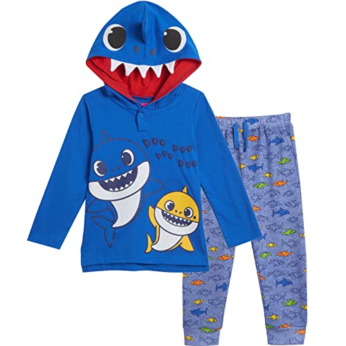 Conjunto disfraz Baby Shark con sudadera y pantalón