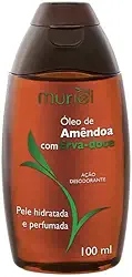 Óleo Corporal Amêndoas com Erva Doce, Marrom, Muriel, 100 ml