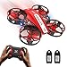 NEHEME NH330 Mini Drone per Bambini, Quadricottero RC Drone con Telecomando, Modalità Headless, Auto Hovering, Lancia per Andare, 3D Flip e 2 Batterie, Droni Giocattolo Regalo per Principianti -Rosso