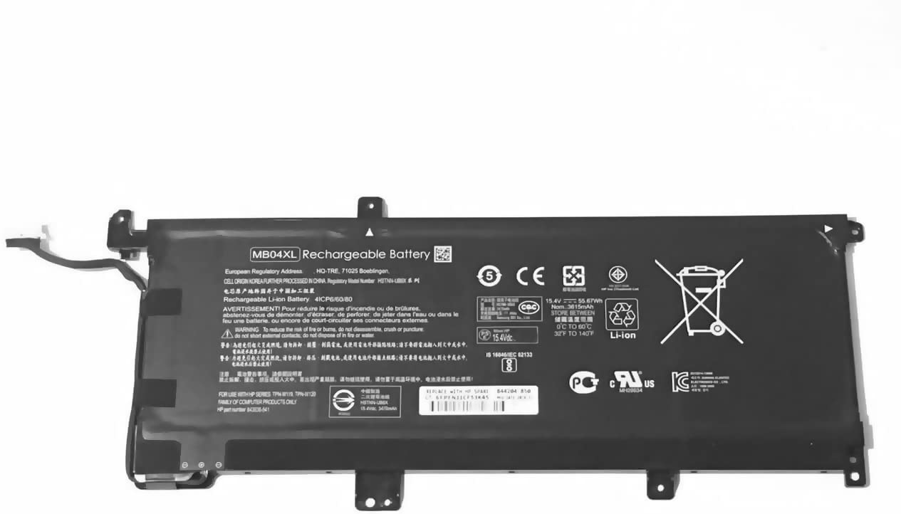 ULTRAZONE Laptop Battery Compatible for HP 843538-541, 844204-850, 844204-855, HSTNN-UB6X, MB04055XL, MB04XL, MBO4XL, TPN-W119, TPN-W120, Envy M6-AQ005DX, Envy M6-AQ005DX, Envy X360 M6-AR004DX, (B0B2PY8JHB) Amazon Price History, Amazon Price Tracker