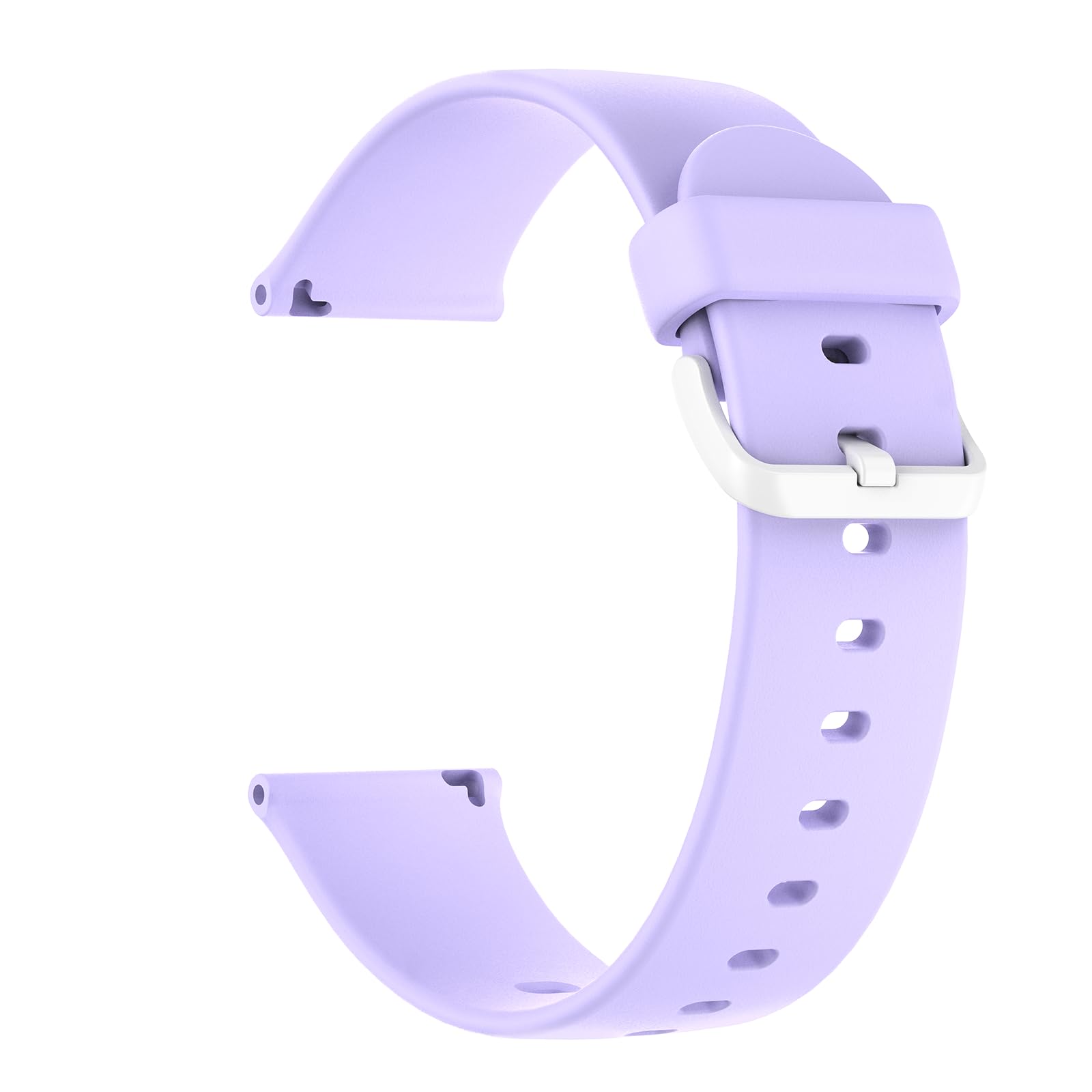 YOUSOKU 1 Pack Kids Smart Watch Band Replacement, Breathable Soft Silicone Sport Wrist Strap Compatible Kids Smart Watch for Boys Girls (Purple)