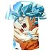 Dragon Ball, manga corta 3D, divertidas unisex para niños, camisetas impresas en 3D, camisetas informales de manga corta para adolescentes, niños y niñas (110-6XL)