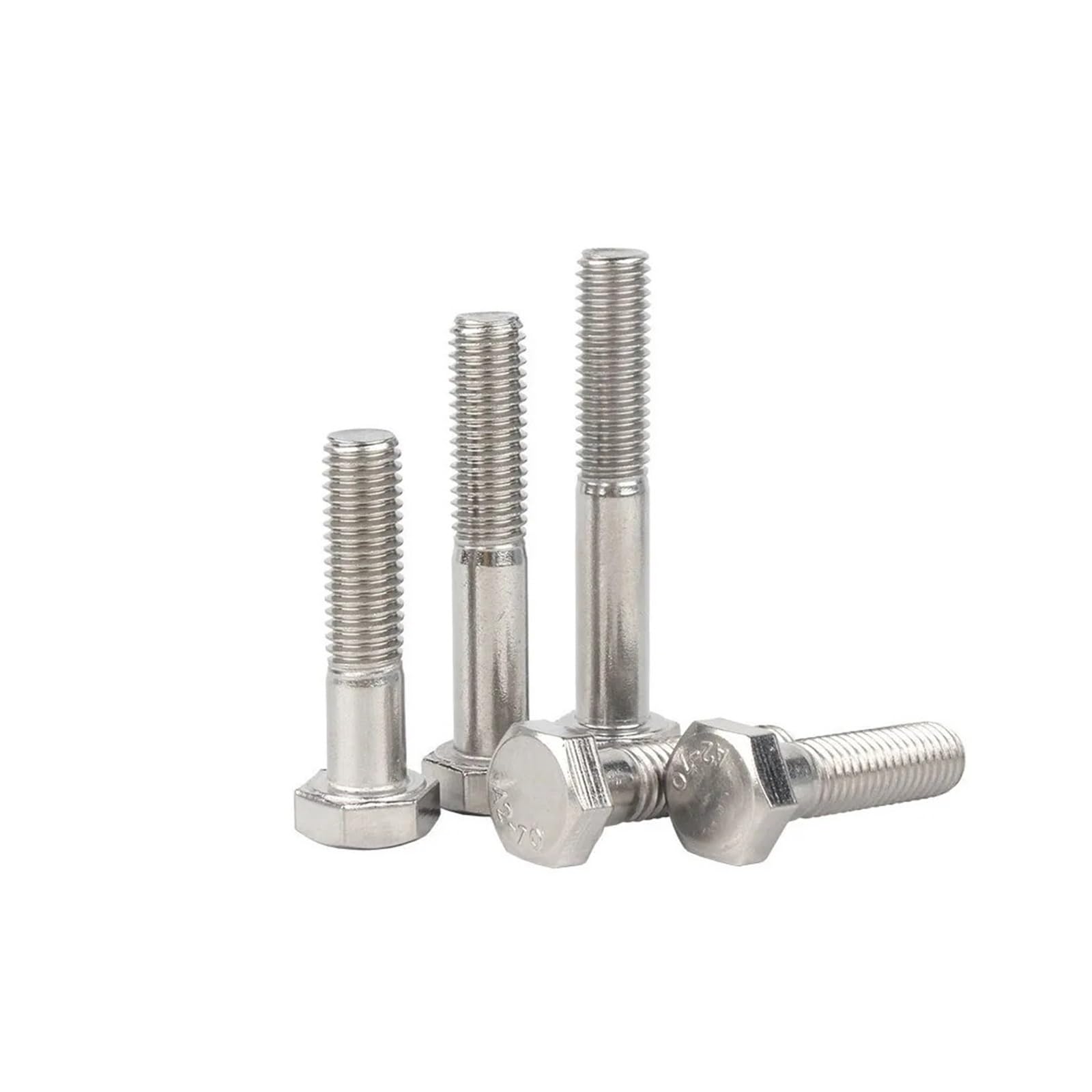 M6 M8 M10 M12 M14 M16 DIN931 A4-70 Bullone a testa esagonale in acciaio inossidabile a mezza filettatura esterna con filettatura esterna(5PCS M12_130MM_316)