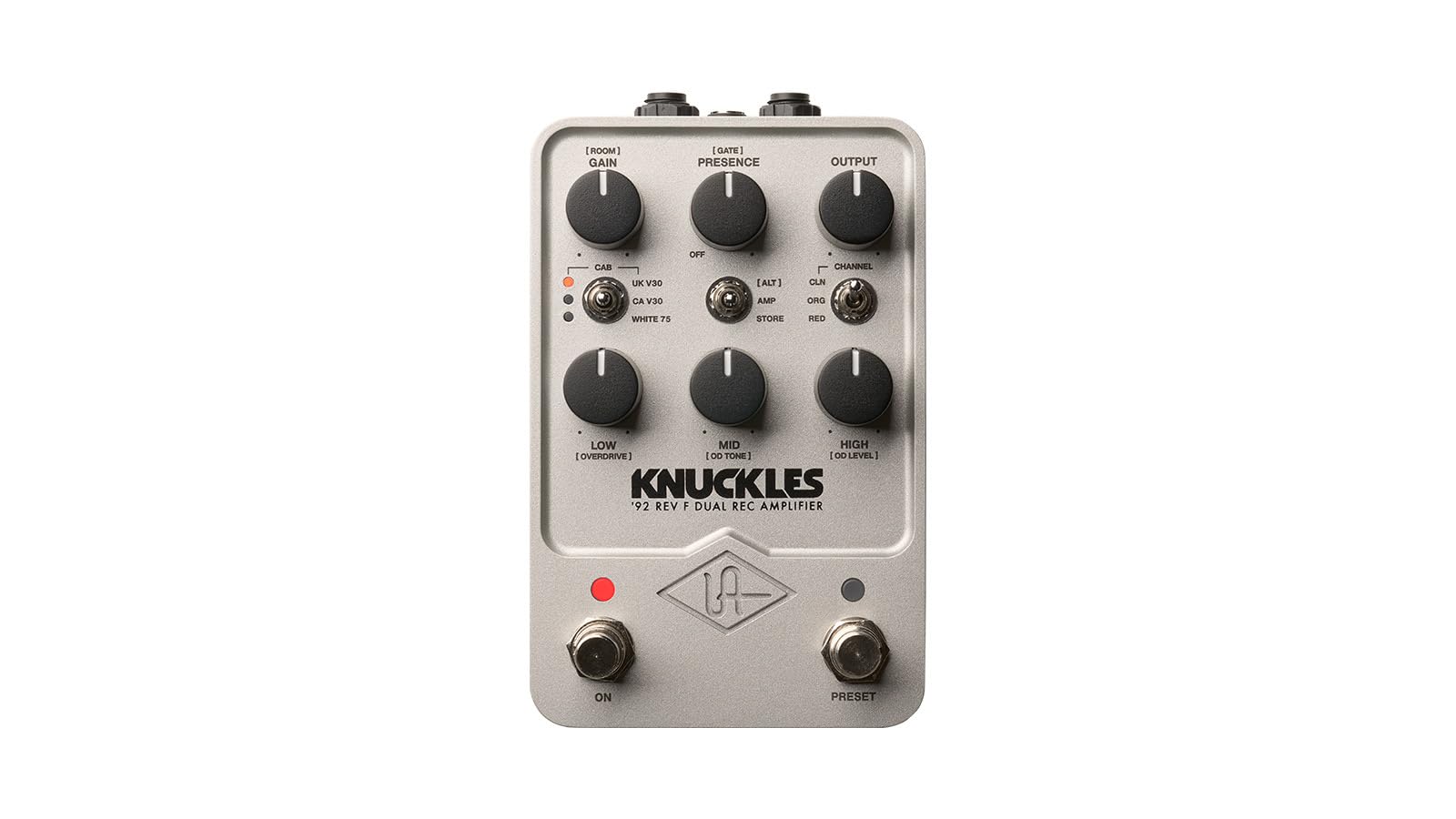 Universal Audio UAFX Knuckles '92 Rev F Dual Rec Amplifier High Gain Amplifier Pedal