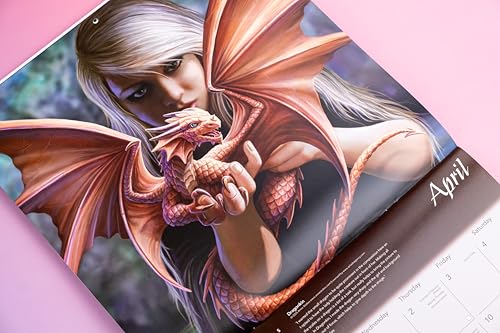 Dragons by Anne Stokes Wall Calendar 2026 (Art Calendar) - Image 2