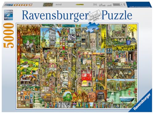 Ravensburger - Puzzle Adulte - Puzzle 5000 pièces - Ville Bizarre - Colin Thompson - Adultes et Enfants à partir de 14 Ans - Puzzle de qualité supérieure fabriqué en Europe - Artiste - 17430