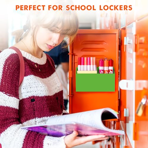 Image of BEYGORM Magnetic Dry Erase Marker Holder for Whiteboard & Refrigerator | Non-slip Acrylic Pen Holder for Classroom, Fridge Magnet, Locker Organizer Accessories, Teacher & School Supplies(Green)