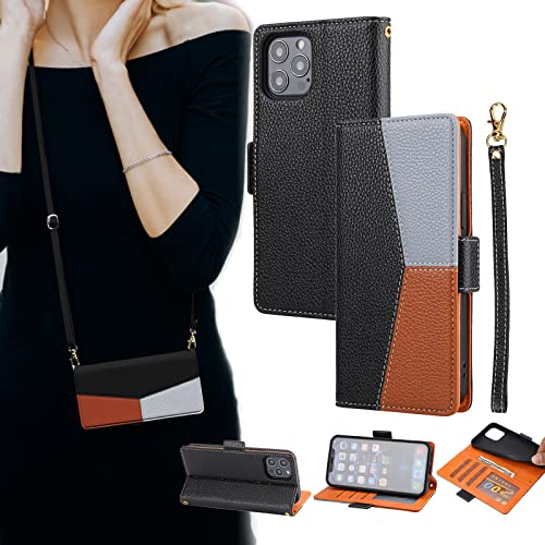 Handodo iPhone 12 Mini Case, Smartphone Case, Notebook Type, iPhone Compatible 12 Mini Case, Smartphone Cover, Shockproof, Premium PU Leather, Card...