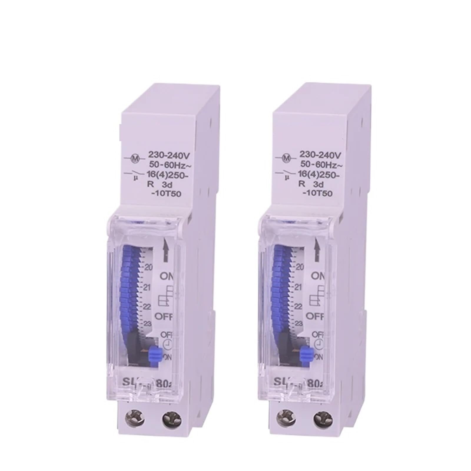 Mechaniczny wyłącznik czasowy SUL180A, programowalny timer 15 minut 24 godziny, 220 V, szyna DIN, analogowy wyłącznik czasowy
