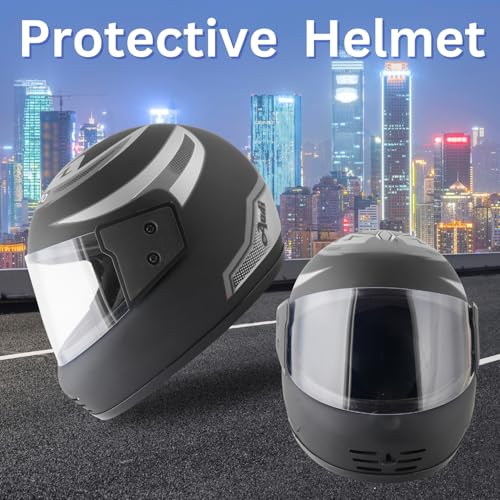 Image of Sage Square Audi Kimi Full Face Helmet | ISI Certified | Clear Visor | Ultra Comfort Inner Padding Extra Comfort & Stylish
