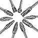 Meules Rotatives Outil de découpage en Carbure de Tungstène Acier à Torsion Solide tête de Broyage pour Iutils Rotatifs Dremel Perceuses à Bois (10pcs)