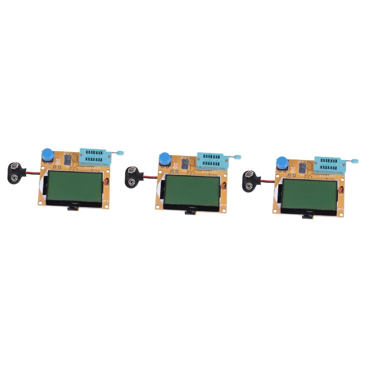 SOLUSTRE Probador Digital Lcd De 3 Piezas Medidor De Capacitancia Detector De Diodos Y Triodo