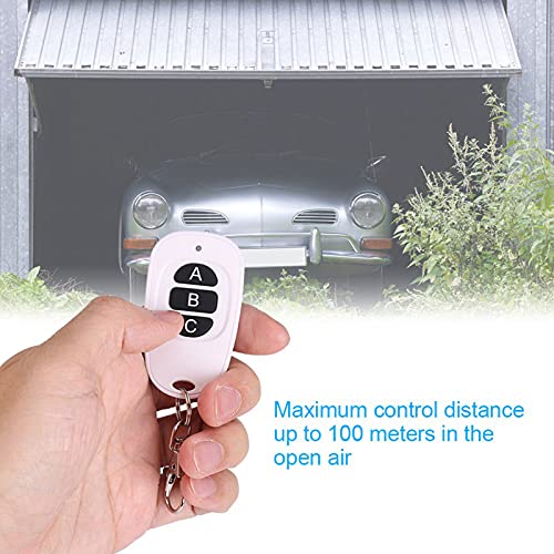 Goshyda Learning Remote Control, 433MHz 1/2/3/4 Channel, Universal Cloning Wireless Remote Control, for Garage Door, Gate Doors(Three keys) - Image 2