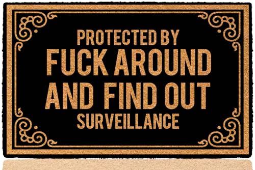 bouulm ʔhA}bg Oփ}bgAFuck Around and Find Out Surveillance 23.6C`x15.7C` ʔhA}bg փhAp