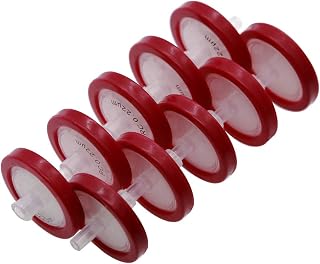 RC Regenerated Cellulose Syringe Filters Non Sterile 25mm Diameter 0.22um Pore Size (Pack of 10)