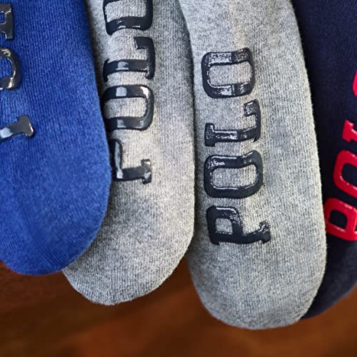 Polo Ralph Lauren Men's Casual Cozy Gripper Lounge Socks-Comfort Cushioning and Non-Slip Technology3