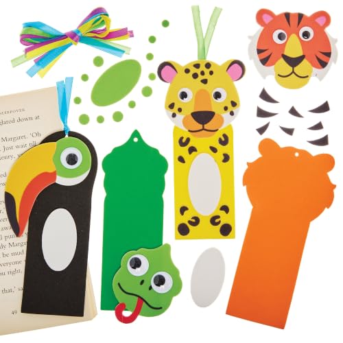 Kit De 5 Animales Del Bosque De Madera Para Pintar, Manualidades 3D Sin Pegamento, Ideal Para Niños A Partir De 3 Años, Marca Baker Ross