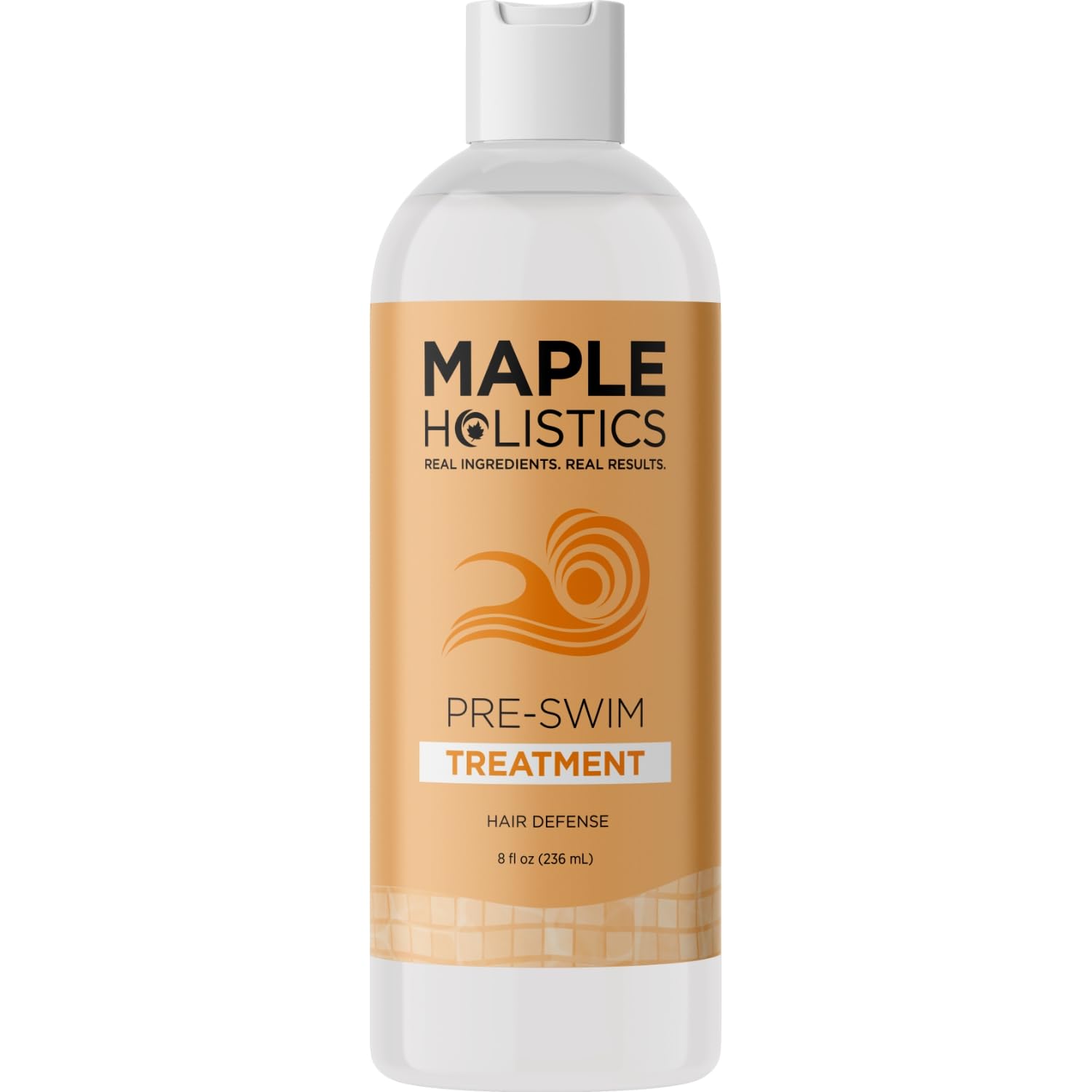 Pre Swim Chlorine Hair Protection Treatment - Saltwater & Pool Hair Protector for Swimming with Barrier Protecting Plant Amino Acids - Helps Prevent Dryness Greening Color Fading & Frizz (8 Fl Oz) Tropical 8 Fl Oz (Pack of 1)