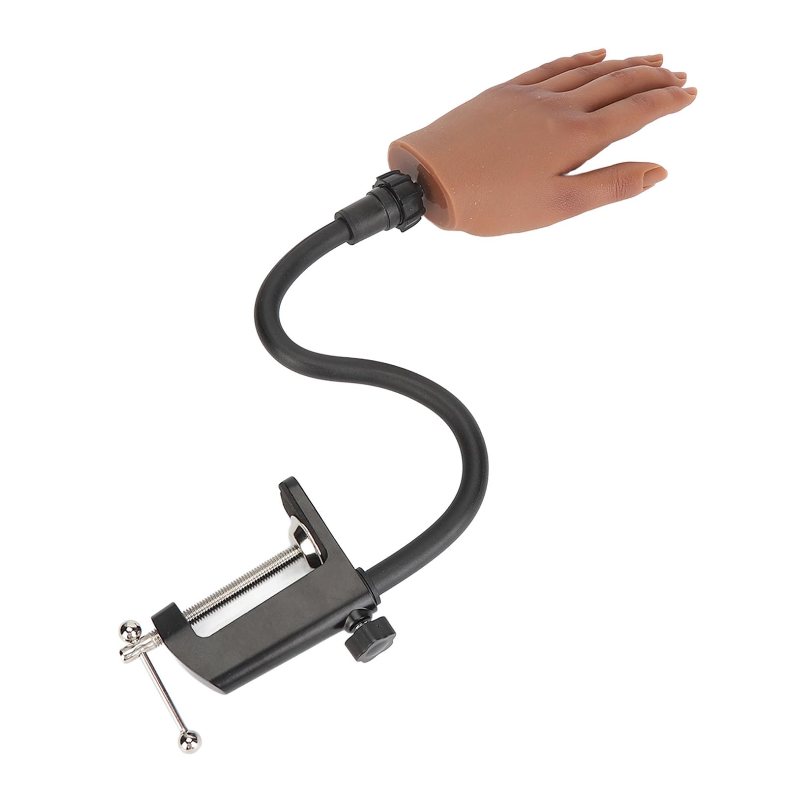 Modèle de Main en Silicone, Ensemble de Mains de Pratique des Ongles, Couverture épaisse pour la Recherche en Acupuncture Médicale (Main gauche)