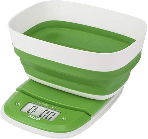 American Weigh Scales Báscula de cocina plegable Xtend