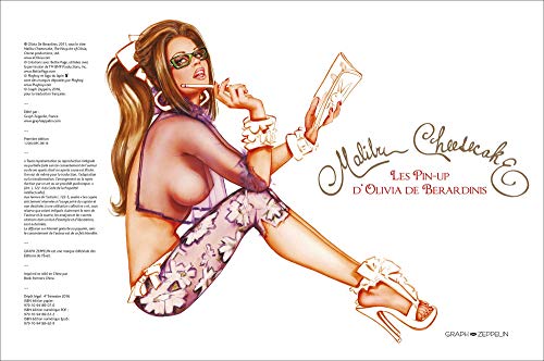 Malibu cheesecake par Olivia de Berardinis art pin-up