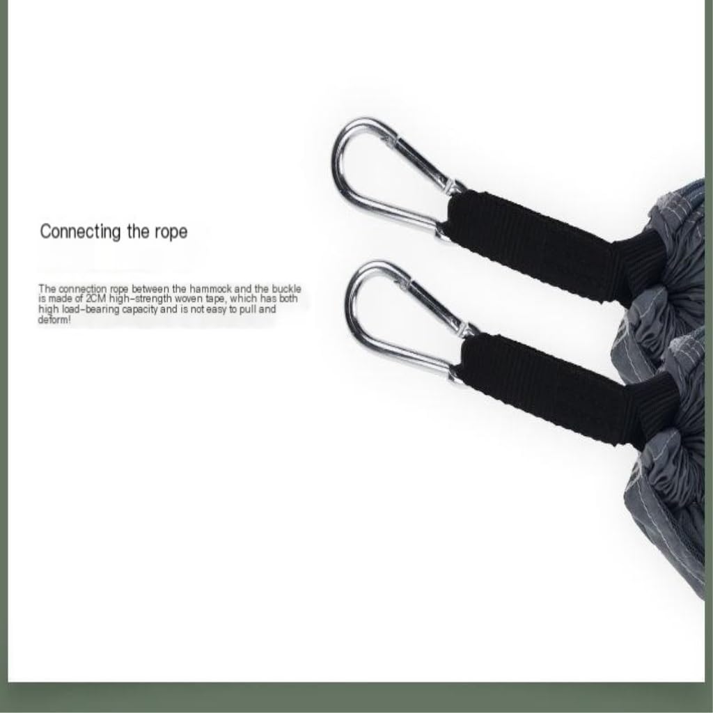 Amaca da campeggio con zanzariera e design anti ribaltamento, in nylon leggero, portatile, per attività all'aperto (piccola)