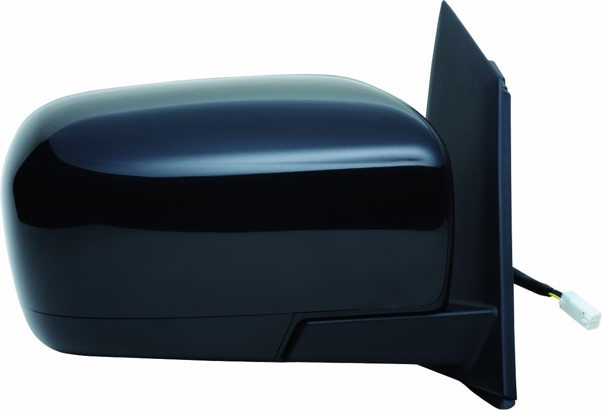 Fit System Driver Side Mirror for Mazda CX-7 Black, PTM, Foldaway, Power