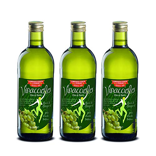 Lorenzo Costa Olio Olio Di Vinacciolo Lorenzo Costa 1L - Puro, Italiano, Alto Punto Di Fumo Olio Vinacciolo Puro - Foto 5