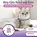 Tcllka Cat Calming Pheromone Collar 4 Pack – Adjustable Breakaway Cat Collar for Calming Support & Relaxation Waterproof 30-Day Continuous Wear for Travel, Grooming & Multi-Cat Homes