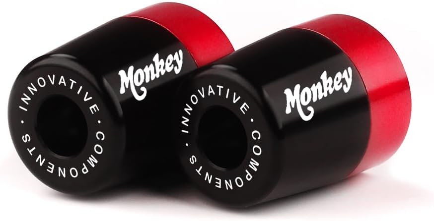 Handlebar Bar Ends Hand Grips Plug Caps Compatible with Honda Monkey 125M 125MA 2019-2023 2024 2025 | Motorcycle Balance Pad z125m z125ma Monkey 125 Accessories
