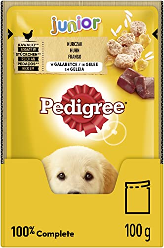 Pedigree Vital Protection Sobres Junior con Pollo Y Arroz En Gelatina 24 X 100G