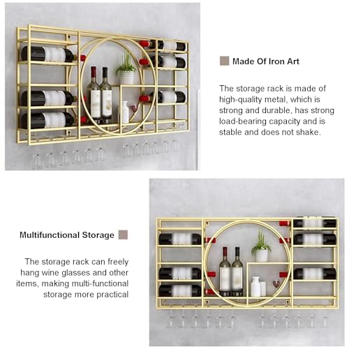 Range bouteille mural métal pour optimiser l'espace de votre bar