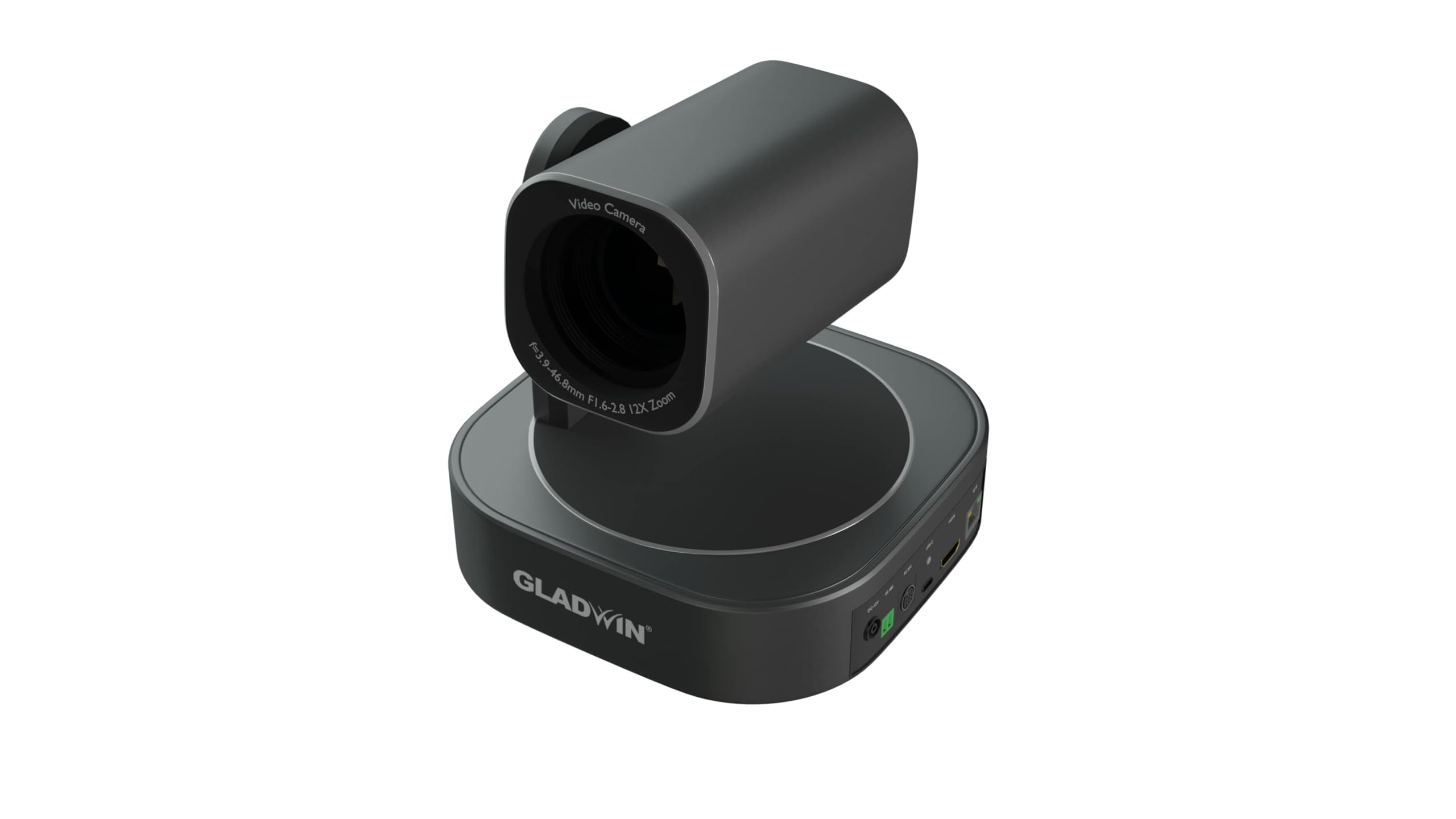 GLADWIN 4K PTZ Camera, 12X Optical Zoom, Suitable for Any Light Condition, Pan-Tilt-Zoom Camera for Teaching, Recording and YouTube Streaming-image-29
