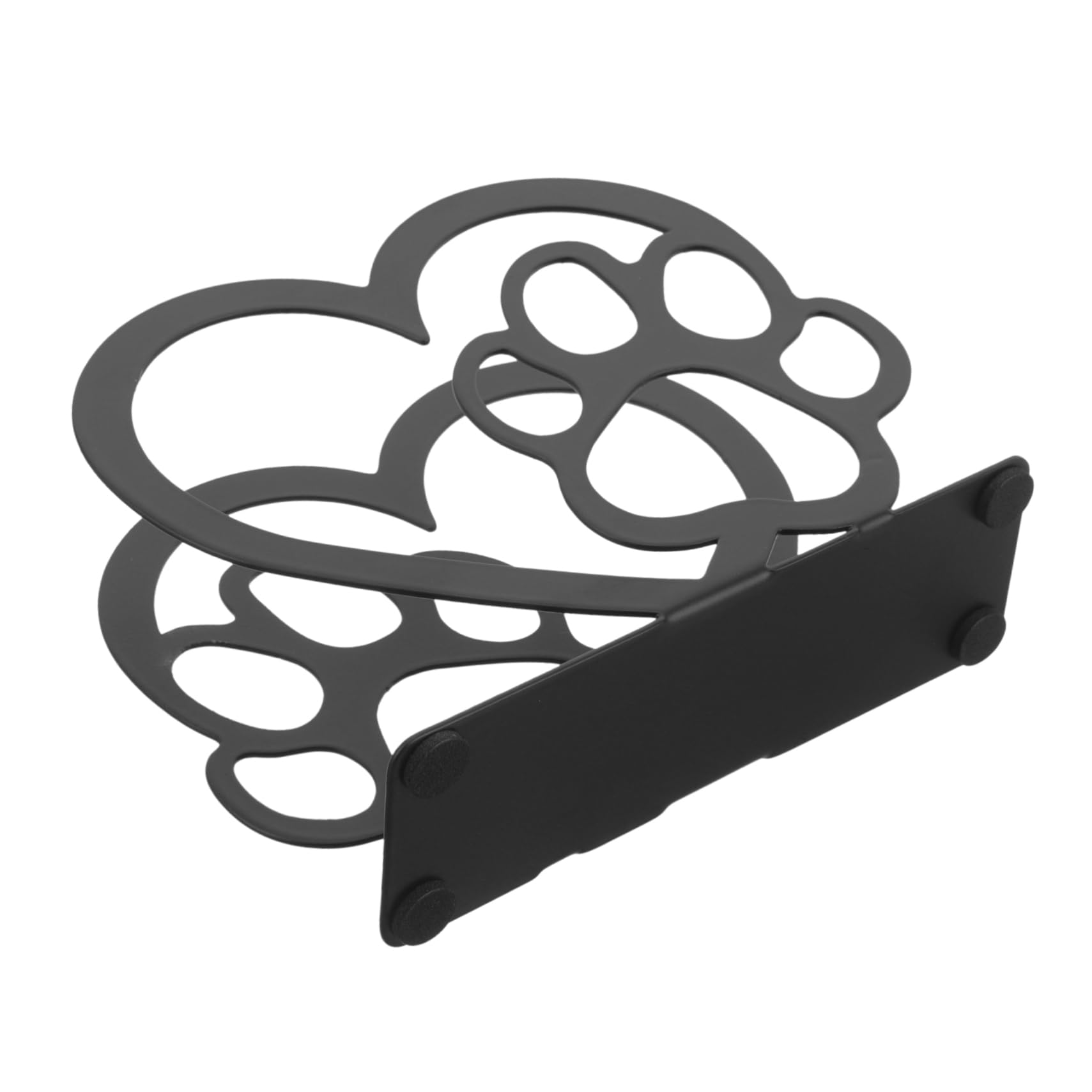 SHINEOFI 5 Piezas Porta pañuelos verticales Servilleta servilletero rústico comida Poseedor encimera servilletero de barra cesta de mesa de mesa planchar Black