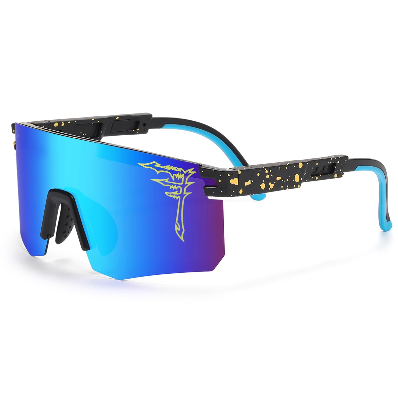 Polarized Youth Baseball Sunglasses for Age 8-16 Boys Girls UV400 Kids Cycling Eyewear Teenagers Sports Glasses