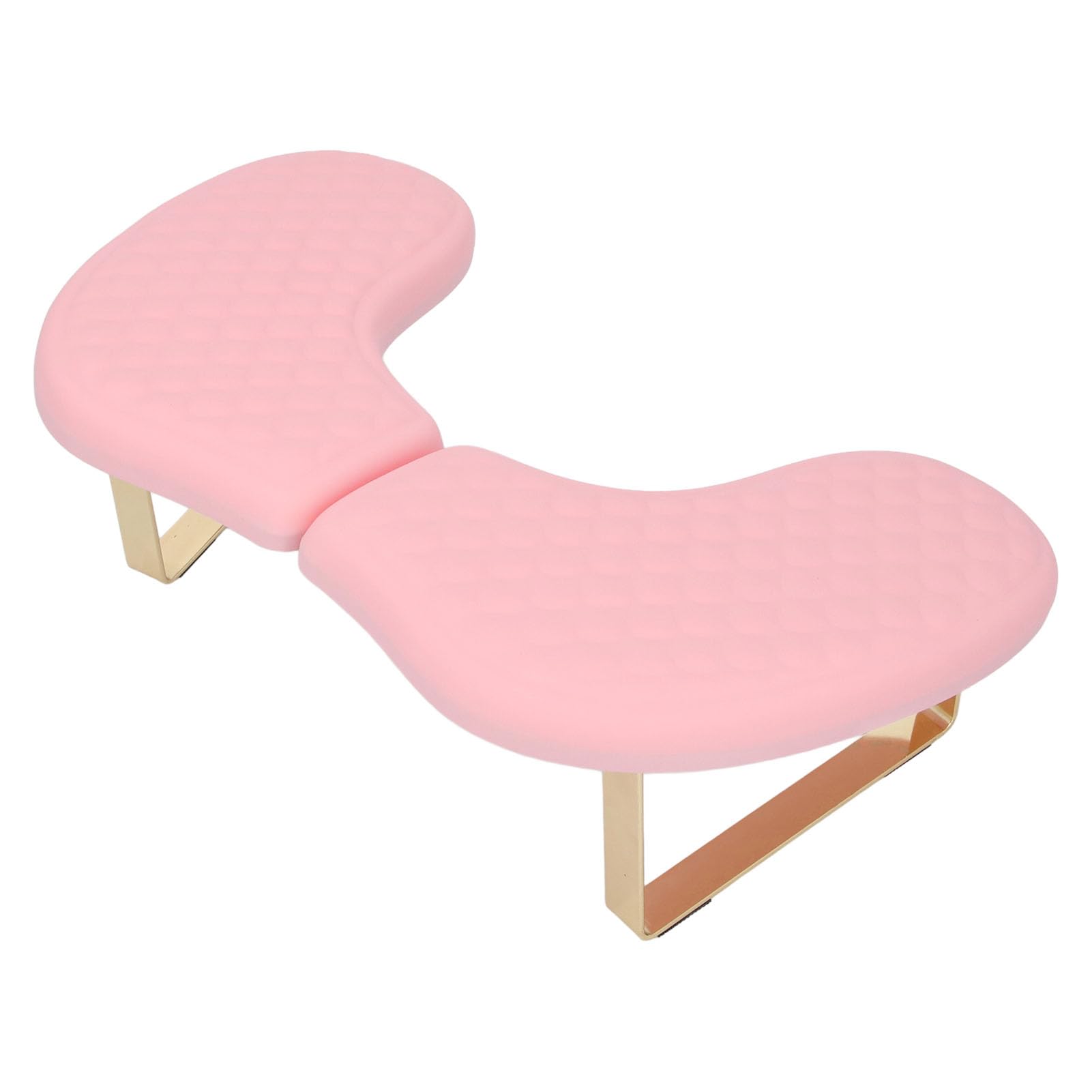 Generic Reposabrazos para Uñas para Técnicos, Reposamanos de Manicura en Forma de U de PU Suave, Ideal para Salón y Uso Doméstico, Duradero y Elegante (PINK)