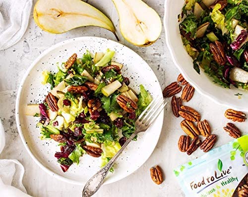 Pecan Halves, 1,5 Pounds – Non-Gmo Verified, Raw Pecan Nuts, Large Size, Unsalted, Unsweetened, Vegan, Kosher, Shelled, Bulk. Good Source Of Magnesium, Calcium. Great For Pecan Pie. #TOP5