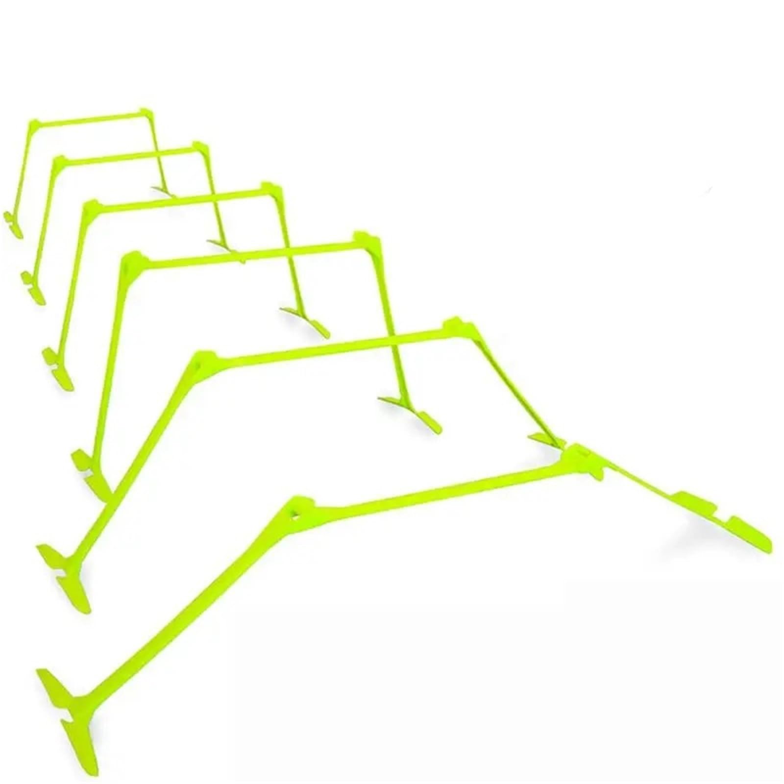 Vallas De Agilidad 6PCS Portable Sports Training Agility Hurdles Soccer Football Plyometric Speed Hurdles Foldable Collapsible Hurdle(Lake Blue)